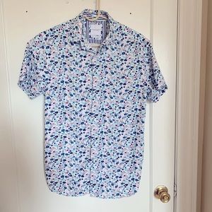 Denim and FlowerxRicky Singh floral button down